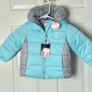 ZeroXposur Girls’ 18M-24M Macy Puffer Jacket Color: ICE CAVE